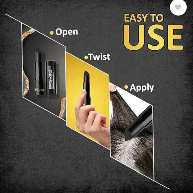 SleekShade Lipstick Hair Dye Pen – Instant Black Coverage