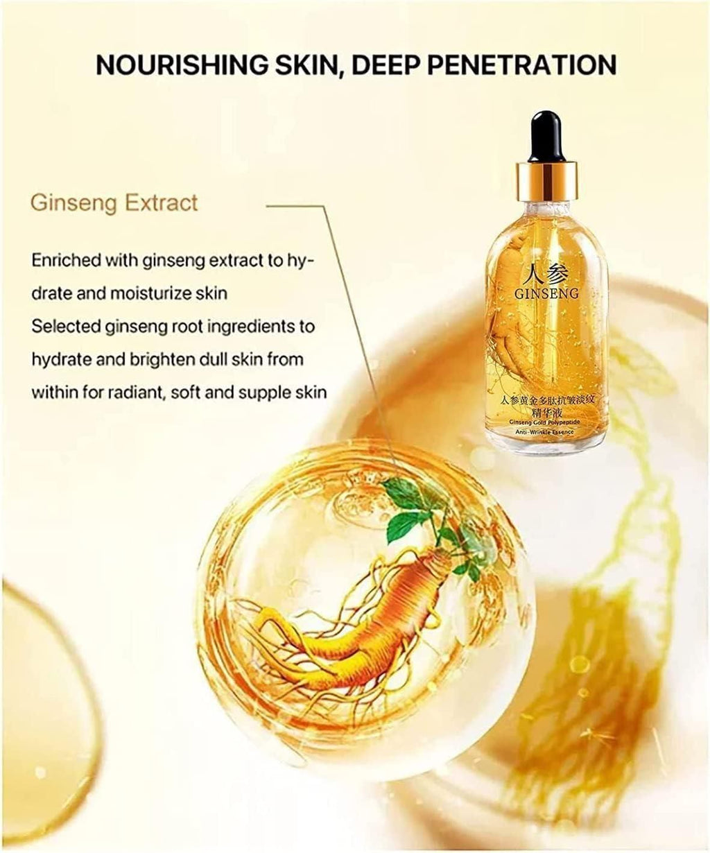 Luxury Ginseng Gold Peptide Serum (Pack of 2) – Youth Glow Treatment