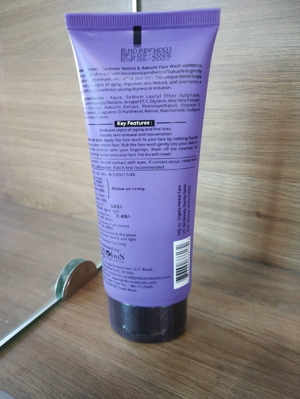 GlowRepair Face Wash with Retinol & Bakuchi – 100 ml