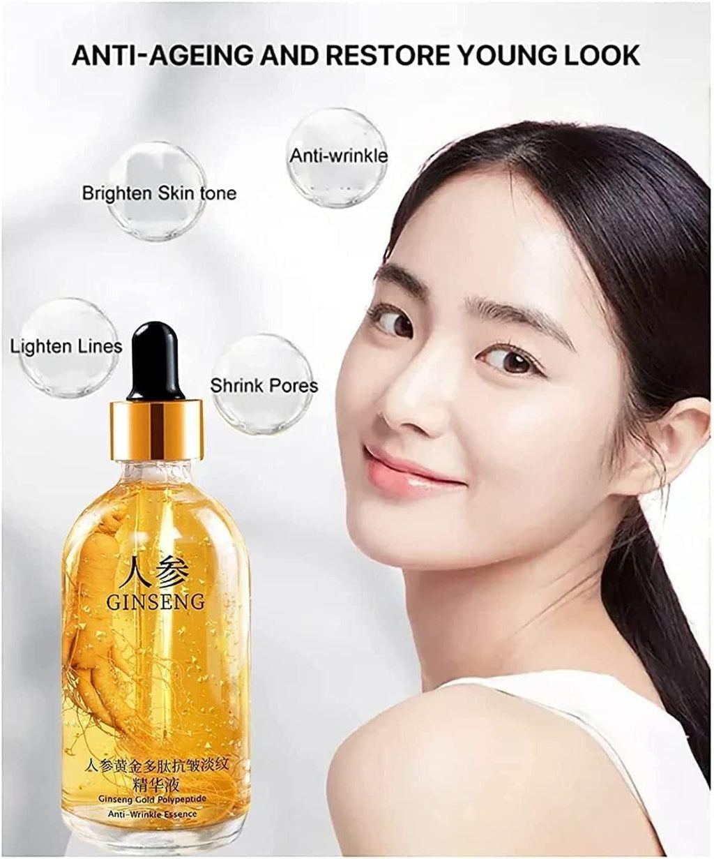 Luxury Ginseng Gold Peptide Serum (Pack of 2) – Youth Glow Treatment