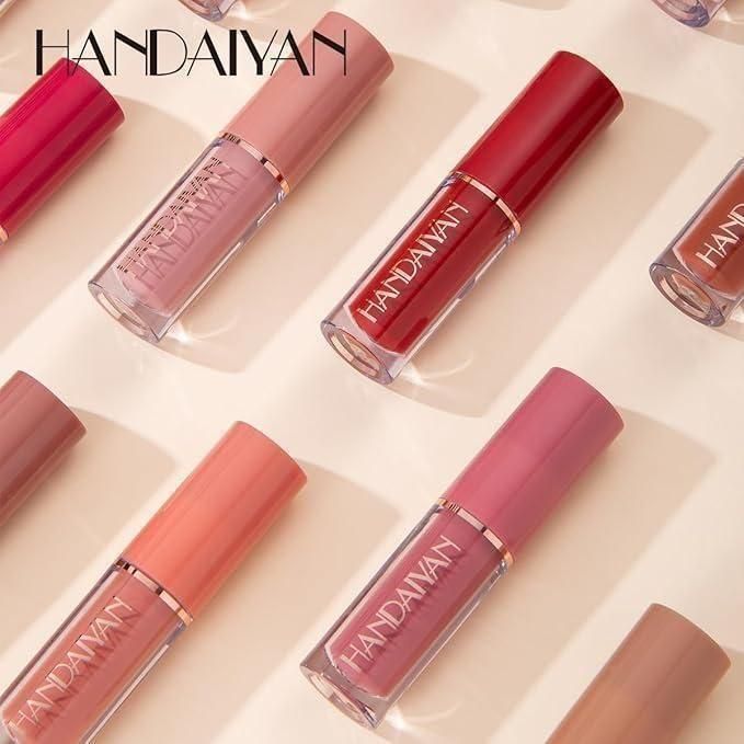 Velvet Matte Liquid Lipstick Set – 12 Stunning Shades Collection
