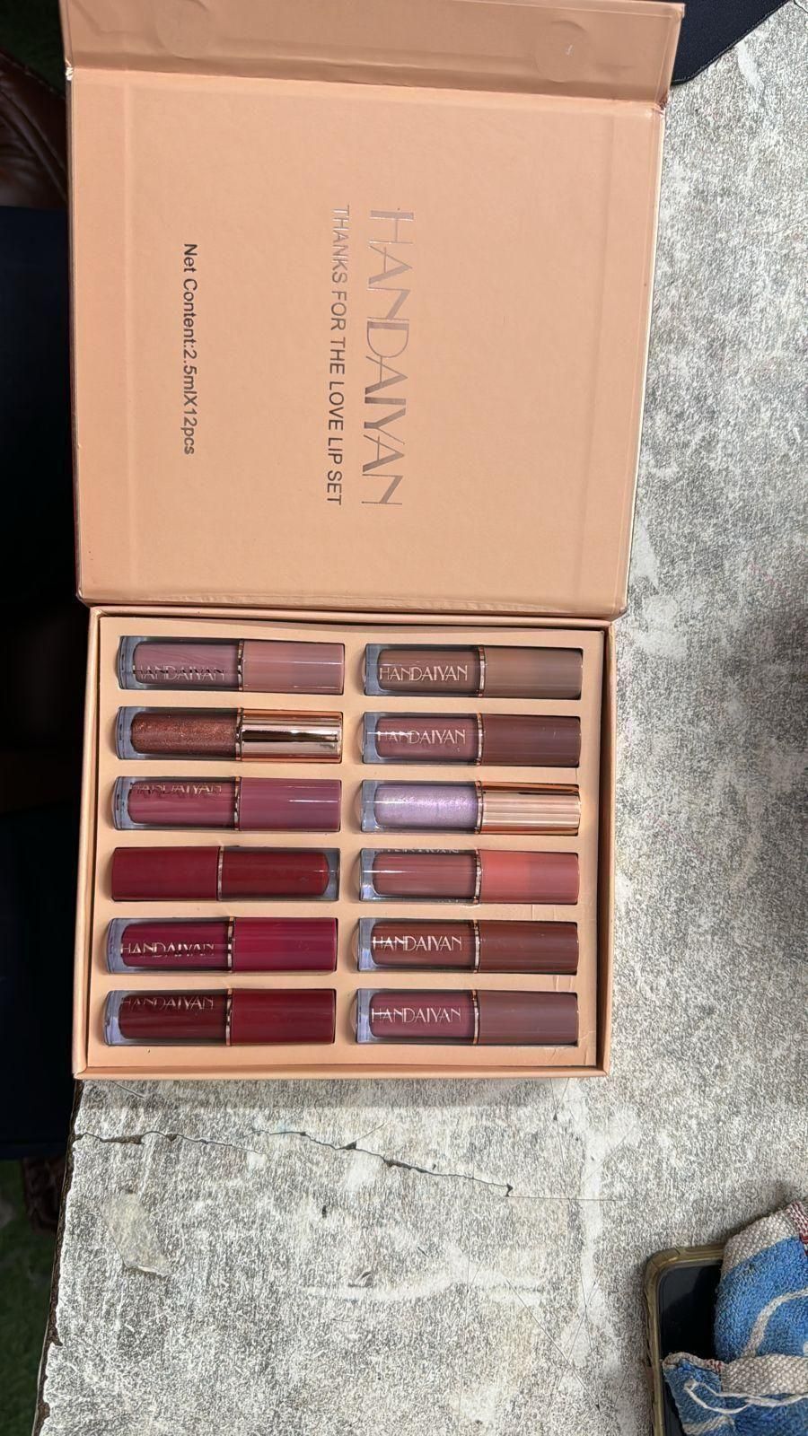 Velvet Matte Liquid Lipstick Set – 12 Stunning Shades Collection